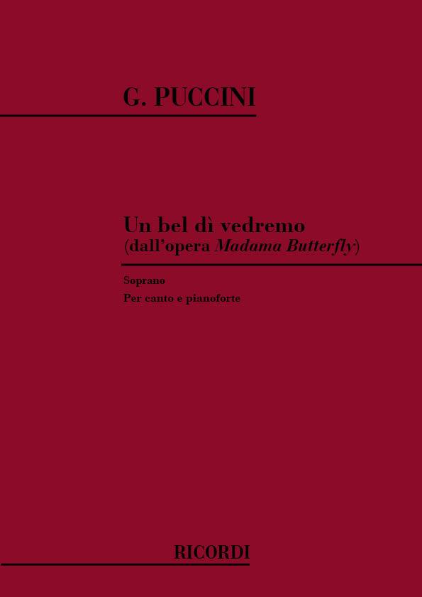 Madama Butterfly: Un Bel Di' Vedremo - Per Soprano E Pianoforte - pro zpěv a klavír